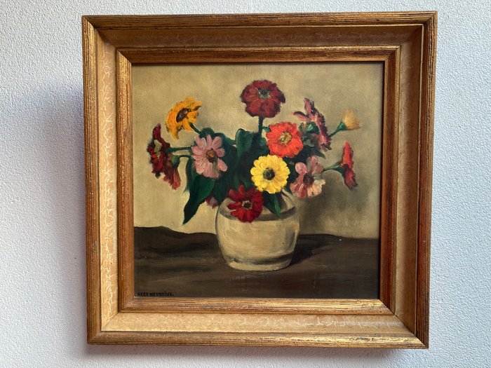 C.E. (Kees) Heynsius (1890-1981) - Vaas met bloemen