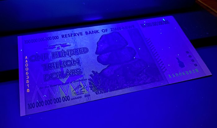 Zimbabwe. - 100 Trillion x 2 Dollars 2008 - Pick 91  (Ingen mindstepris)