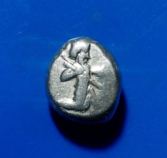 Achaemenidiske Rige. Darios I to Xerxes II (C. 485-420 BC). Siglos Sardes mint  (Ingen mindstepris)