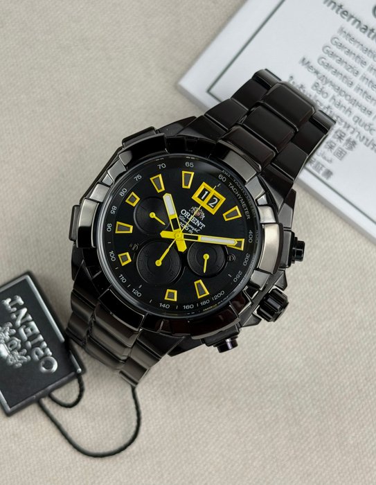 Orient - Enterprise Chronograph Date Yellow - Ingen mindstepris - FTV00007B - Mænd - 2011-nu