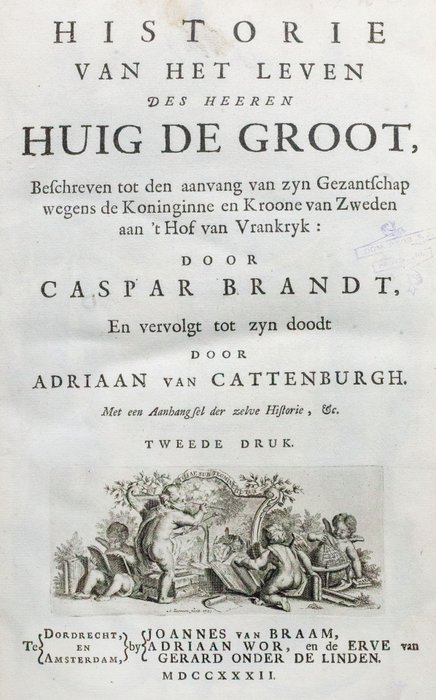 Brandt / van Cattenburgh - Historie van het Leven - 1732