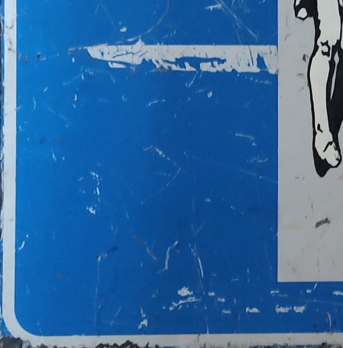 Boriani2.0 (1971) - Jesus, 60cm street traffic sign