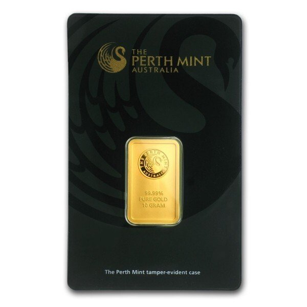 10 gram - Guld 999 - Perth Mint - Forseglet