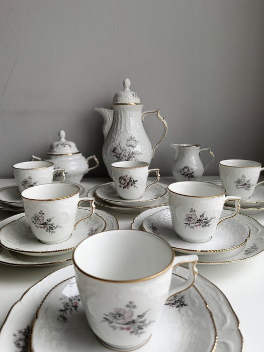 Rosenthal - Kaffesæt til 6 (21) - Sanssouci - Porcelæn