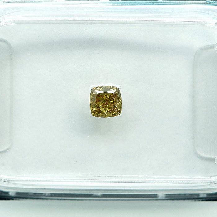 Ingen mindstepris - 1 pcs Diamant  (Naturfarvet)  - 0.20 ct - Fancy Gul - SI1 - International Gemological Institute (IGI)