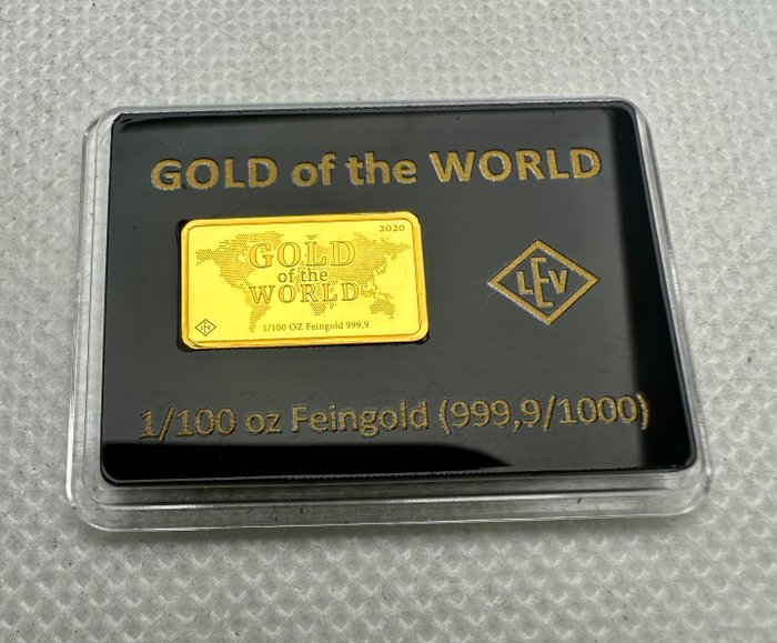 Förenta staterna. Gold Bar ND Buffalo, 1/100 Oz (.999)  (Ingen mindstepris)