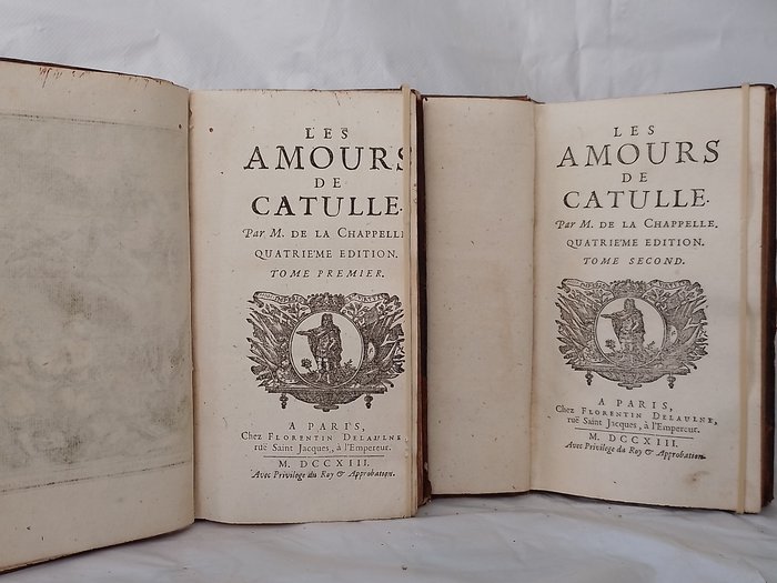 Jean de la Chappelle - Les Amours de Catulle - 1713