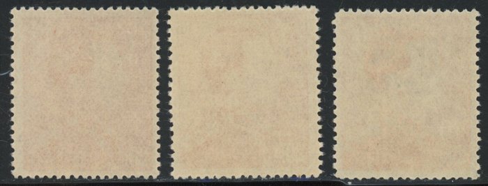 Belgien 1940/1948 - Poortman - 20F - De 3 nuancer - Superb - Bedømmelse: €720 - COB 435 + 435A + 435Aa**