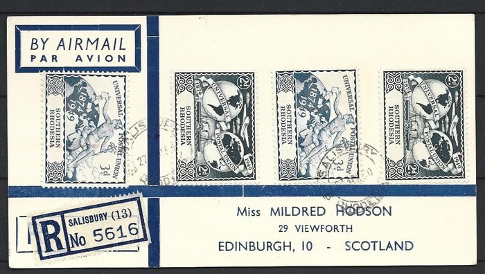 Poststempel - 1949 UPU COLLETİONS FDC - Det Britiske Statssamfund- 1949