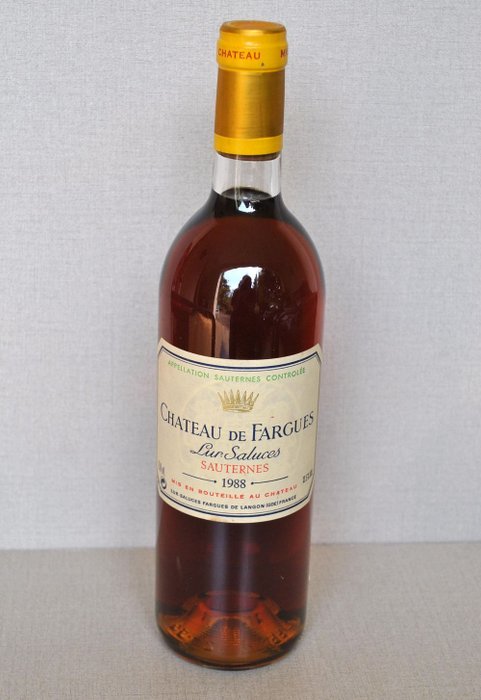 1988 Château de Fargues - Sauternes - 1 Flaske (075L)