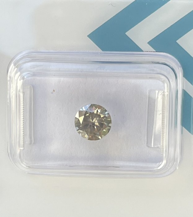 Ingen mindstepris - 1 pcs Diamant  (Natur)  - 082 ct - Rund - SI2 - International Gemological Institute (IGI) - FBG