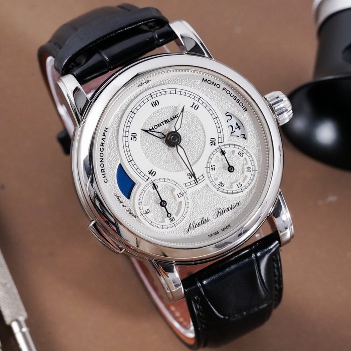 Montblanc - Homage to Nicolas Rieussec Limited Edition II Monopusher Chronograph Day'Night Date - 7138 - Mænd - 2011-nu