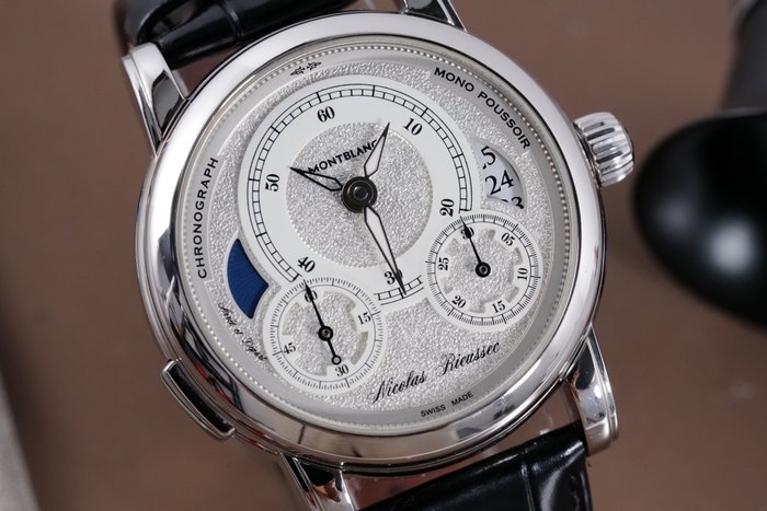 Montblanc - Homage to Nicolas Rieussec Limited Edition II Monopusher Chronograph Day'Night Date - 7138 - Mænd - 2011-nu