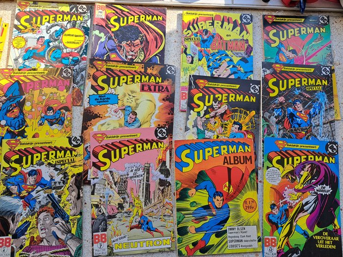 NL comics  Spiderman,Superman e.a. - Diverse series - zie beschrijving - 150 Album - Første udgave