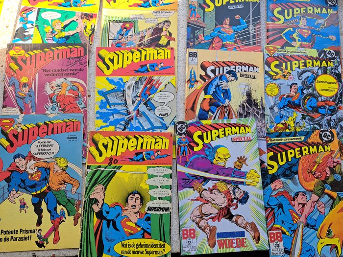 NL comics  Spiderman,Superman e.a. - Diverse series - zie beschrijving - 150 Album - Første udgave