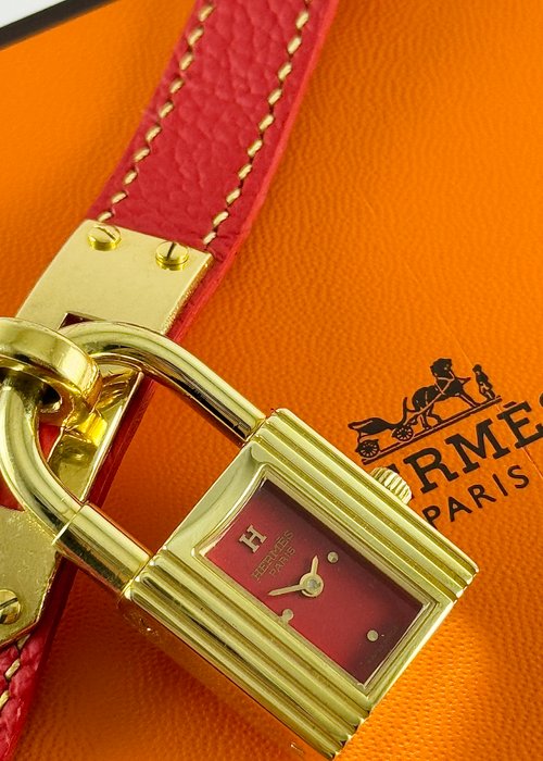 Hermès - Kelly Paris Red Dial - Ingen mindstepris - 848928 - Kvinder - 1990-1999