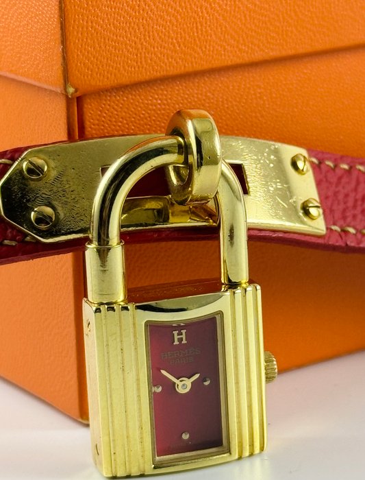 Hermès - Kelly Paris Red Dial - Ingen mindstepris - 848928 - Kvinder - 1990-1999