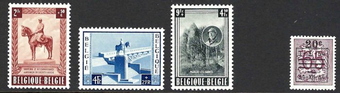 Belgien 1954 - Fuldstændig volumen - OBP/COB 938/60