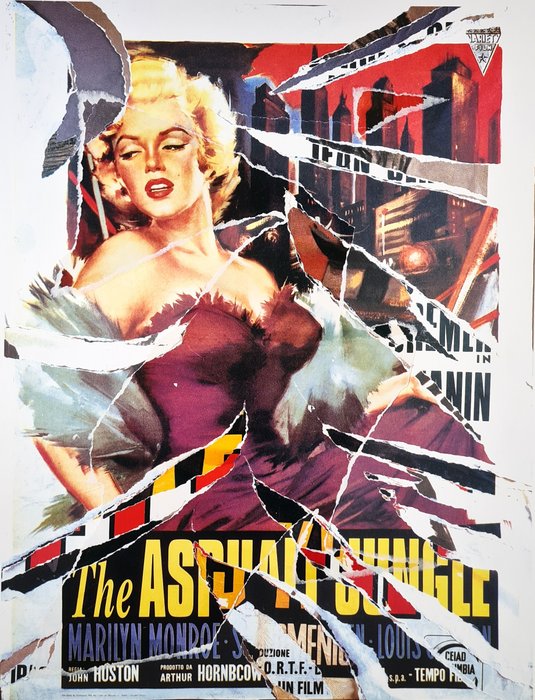 Mimmo Rotella (1918-2006) - The Asphalt Jungle