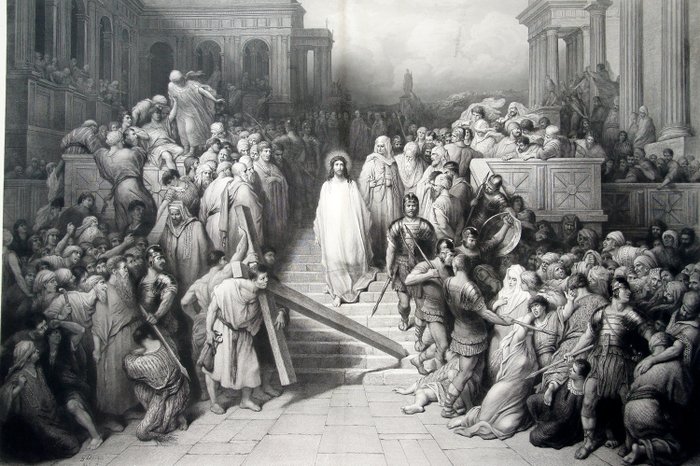 Herbert K. Bourne, after Gustave Doré (XIX) - Christ leaving the Praetorium