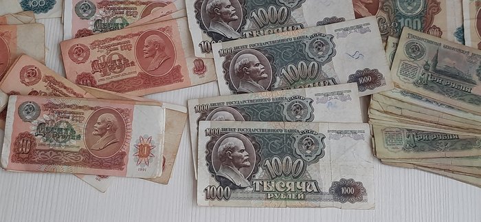 Rusland. - 1000 Banknotes - Various Dates  (Ingen mindstepris)