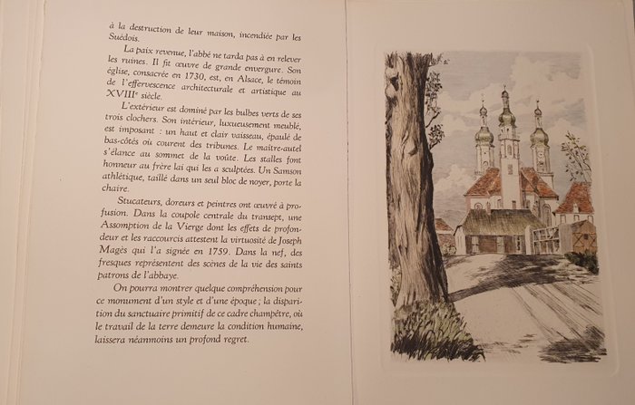 Pierre Schmitt - Images de l'Alsace. Pointes Sèches de Ch. Samson - 1948