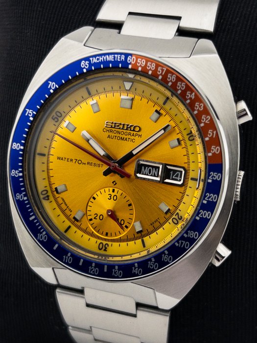 Seiko - Pepsi Pogue " Yellow Dial " - 6139-6002 - Mænd - 1970-1979