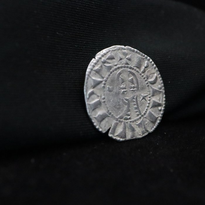 Korsfarerstaterne, Fyrstendømmet Antiokia. Bohemond III (AD 1163-1201). Denier  (Ingen mindstepris)