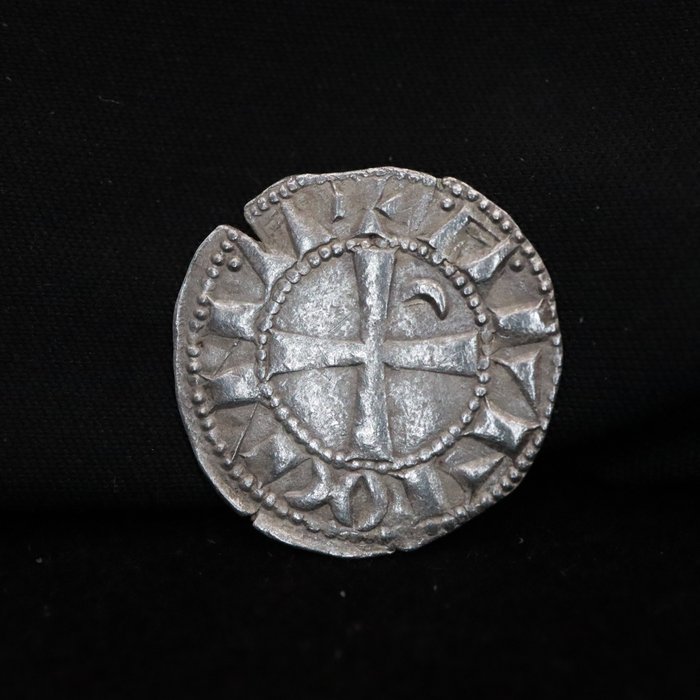 Korsfarerstaterne, Fyrstendømmet Antiokia. Bohemond III (AD 1163-1201). Denier  (Ingen mindstepris)