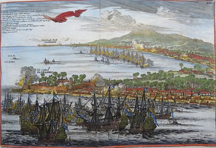 Indonesien - Sulawesi (Celebes), Makassar; W. Schouten / C. Decker - De verovering van Mackasser - 1661-1680