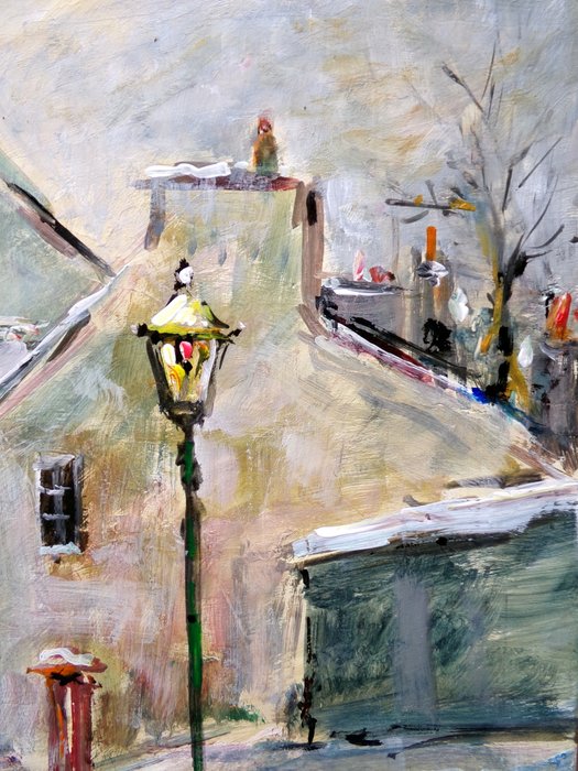 DENIS Pascal dit "ROY". - Paris. Montmartre sous la neige.