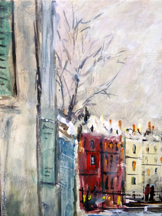 DENIS Pascal dit "ROY". - Paris. Montmartre sous la neige.