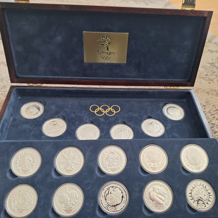 Australien. 5 Dollars 2000 Olympic Games Sydney (16 stuks) Proof