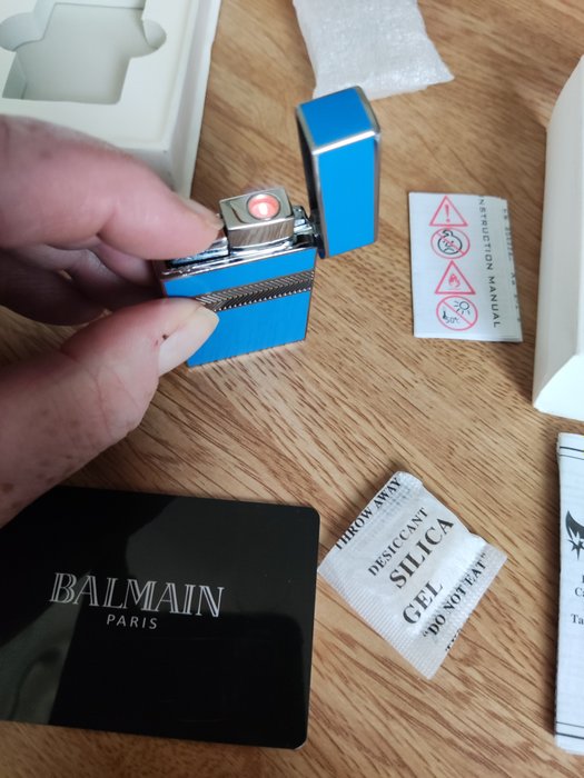 Balmain - Lighter - Stål (rustfrit)