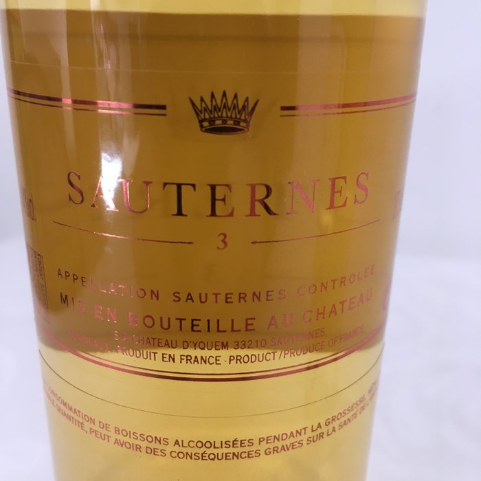 Sauternes by Château d'Yquem: #3  #5 - Sauternes - 2 Halve flasker (0,375 L)