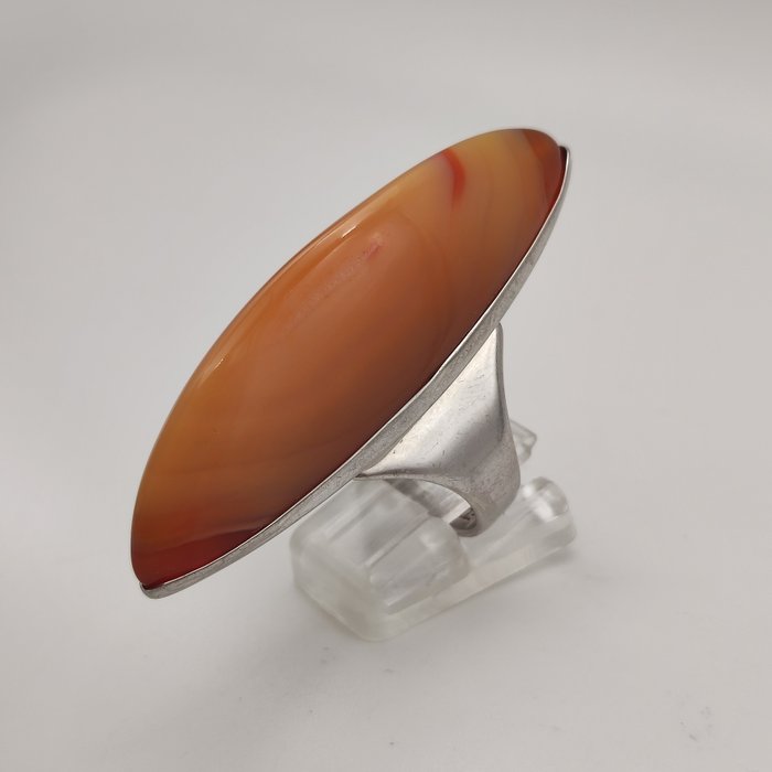 Ingen mindstepris - Ring Sølv -  90.00ct. tw. Karneol - Bellezza Interiore Shiné