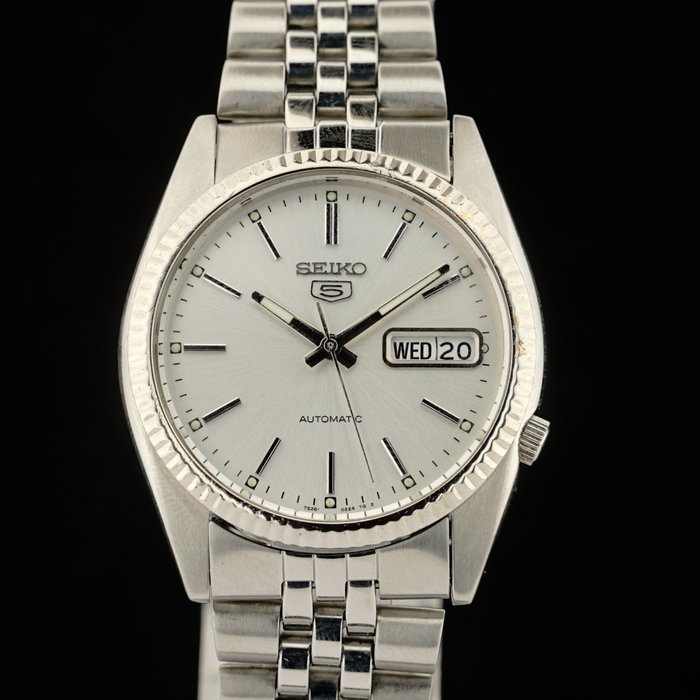 Seiko -5 fluted bezel - Ingen mindstepris - Mænd - 1980-1989