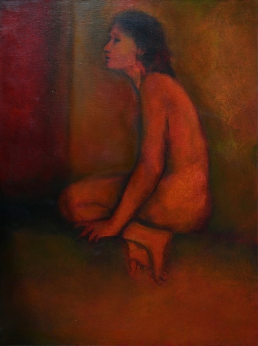 Frederic Belaubre (1958) - Seated Nude