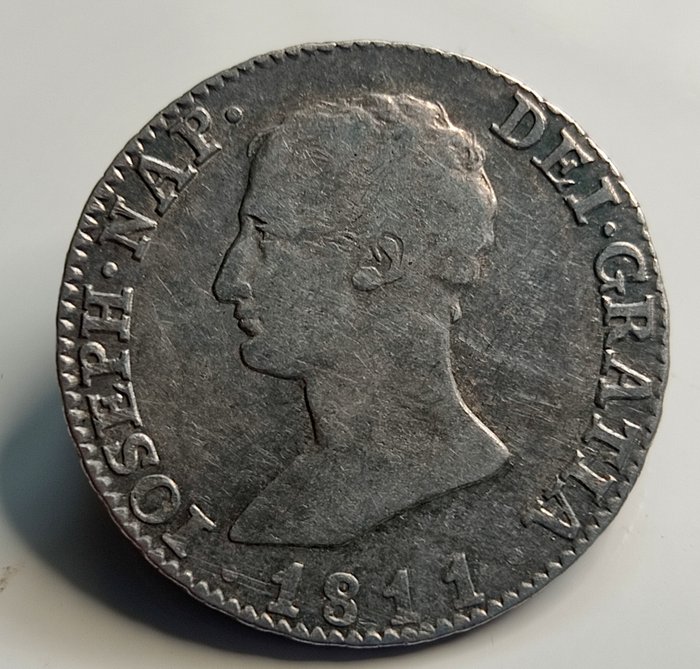 Spanien. José Napoleón (1808-1813). 4 Reales 1811 Madrid AI