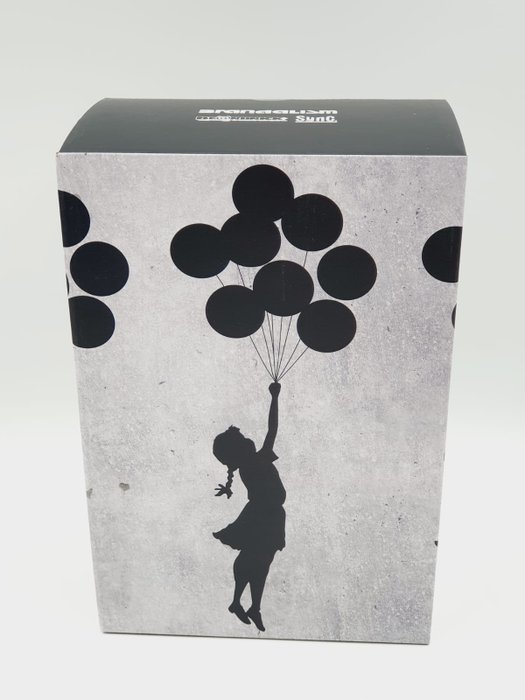 Banksy x Brandalism x Medicom Toy Be@rbrick - Flying Balloon Girl (Banksy) 400%  100% Bearbrick 2021