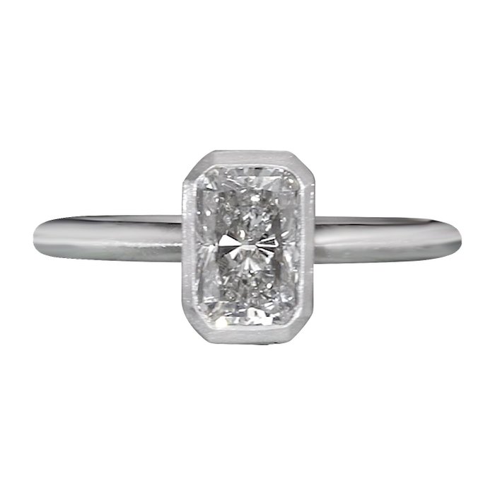 18 kraat Hvidguld - Ring - 1.02 ct Diamant