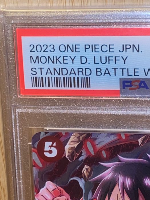 Bandai - 1 Graded card - One Piece - Monkey D. Luffy - Battle Winner - PSA 10