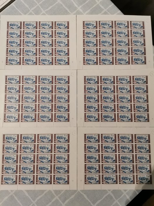 Belgien 1955/1980 - Stort parti (ca. 150) MNH plader