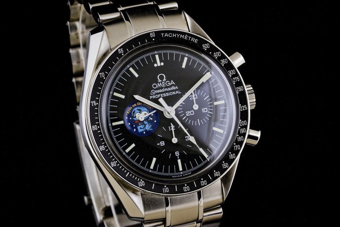 Omega - Speedmaster Professional Moonwatch Blue Snoopy Limited Edition - 3578.51.00 - Mænd - 2000-2010