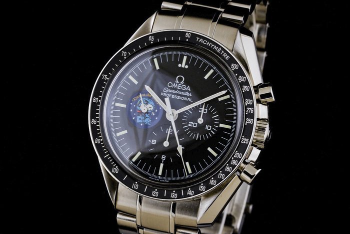 Omega - Speedmaster Professional Moonwatch Blue Snoopy Limited Edition - 3578.51.00 - Mænd - 2000-2010