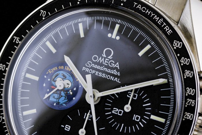 Omega - Speedmaster Professional Moonwatch Blue Snoopy Limited Edition - 3578.51.00 - Mænd - 2000-2010