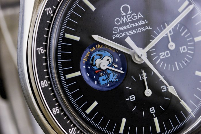 Omega - Speedmaster Professional Moonwatch Blue Snoopy Limited Edition - 3578.51.00 - Mænd - 2000-2010