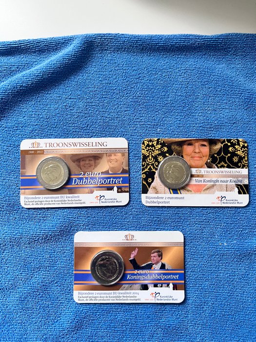 Holland Coin Card 2013/2014 (6 coincards)  (Ingen mindstepris)