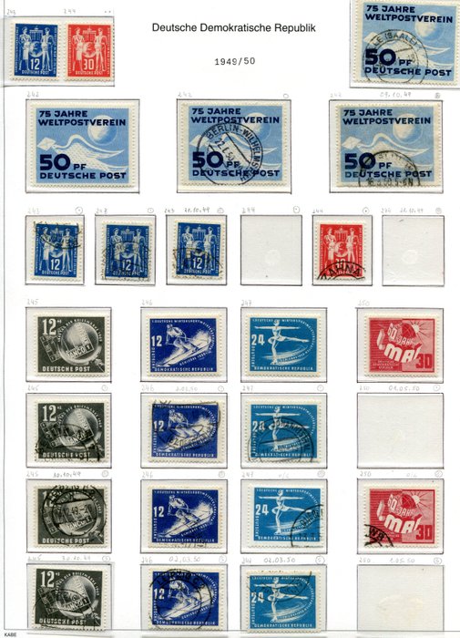 GDR 1949/1990 - Komplet DDR-samling