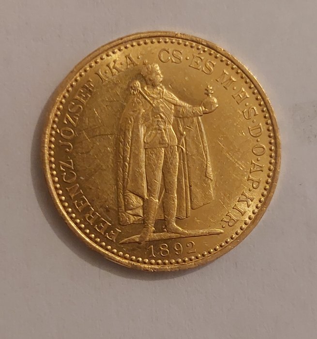 Ungarn. Franz Joseph I. (1848-1916). Gold 20 Korunas 1892-KB